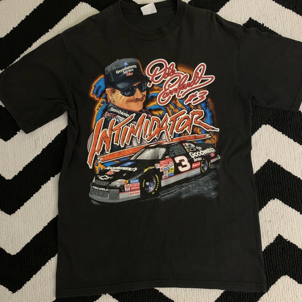 Vintage Dale Earnhardt Nascar original screen print.
